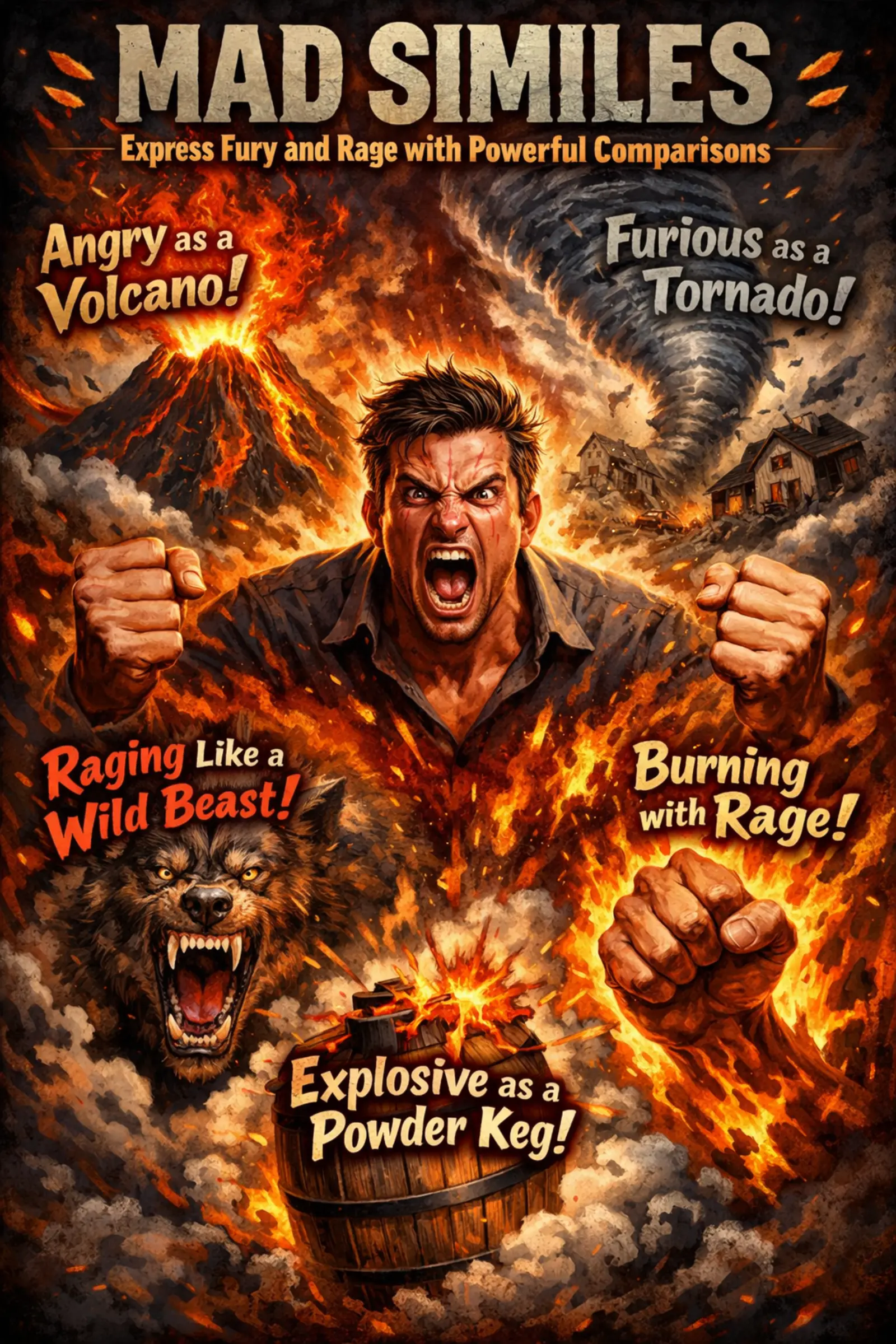 As mad as a lion with a thorn