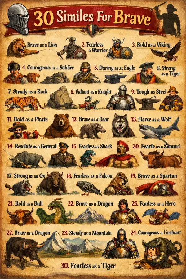 As brave as a shield raised alone