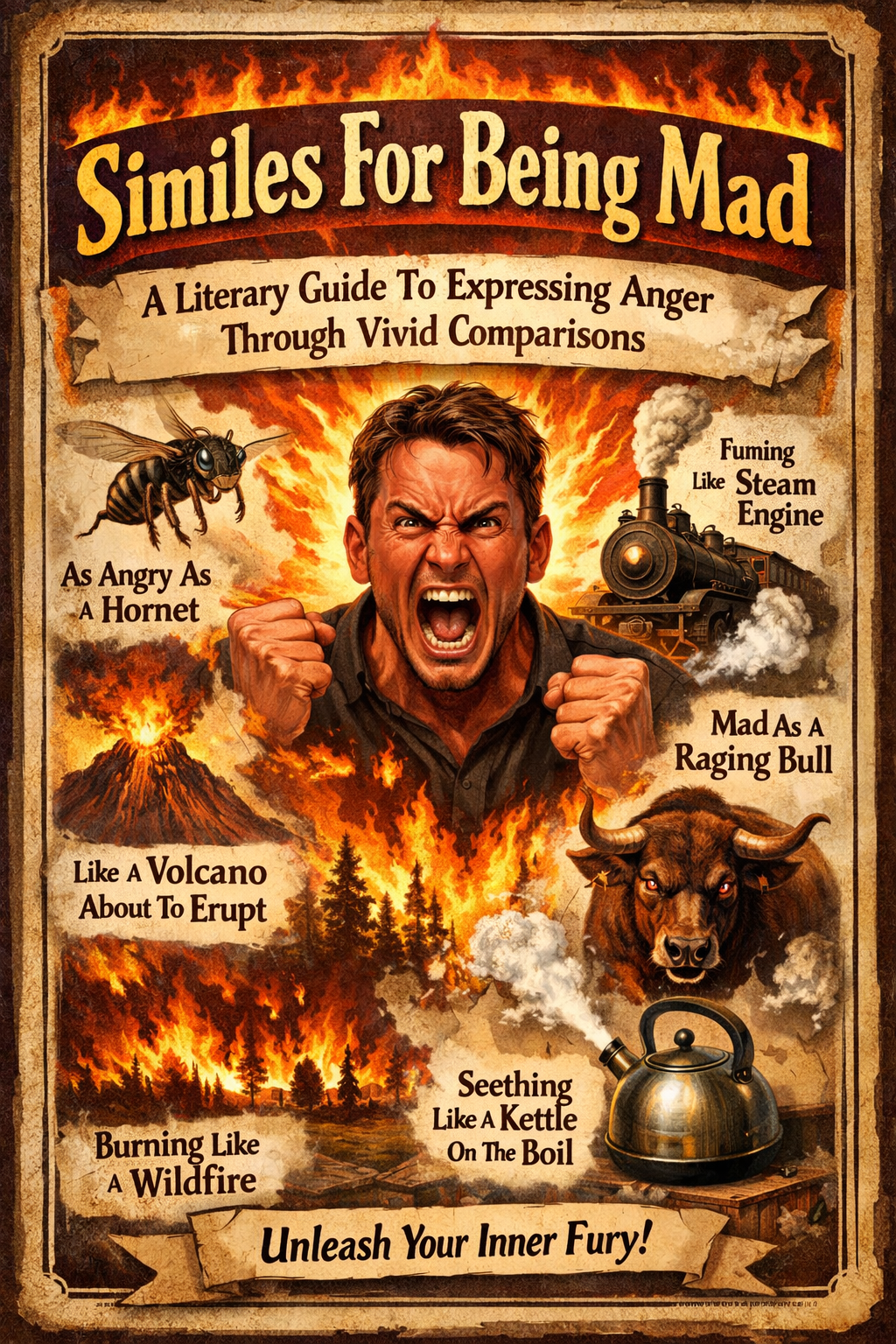Similes For Being Mad: A Literary Guide To Expressing Anger Through Vivid Comparisons