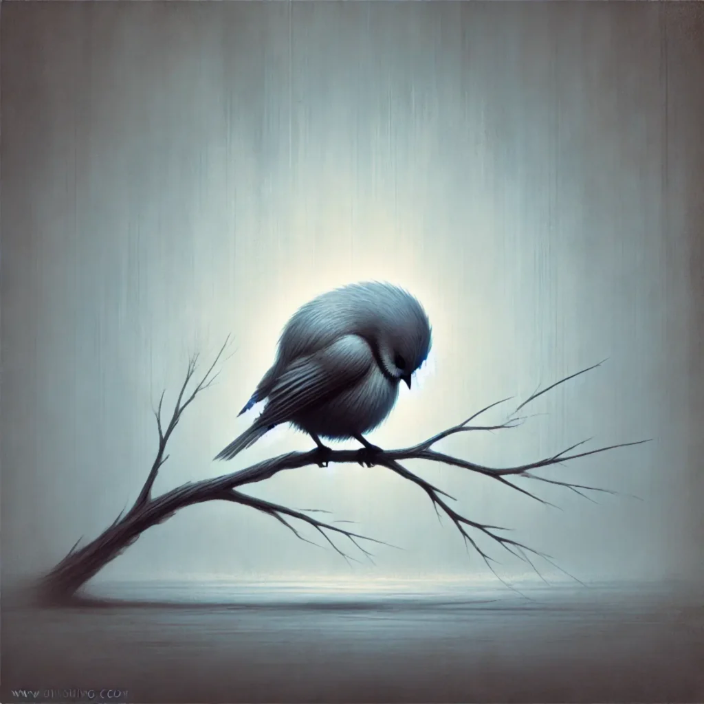 As depressed as a bird with clipped wings