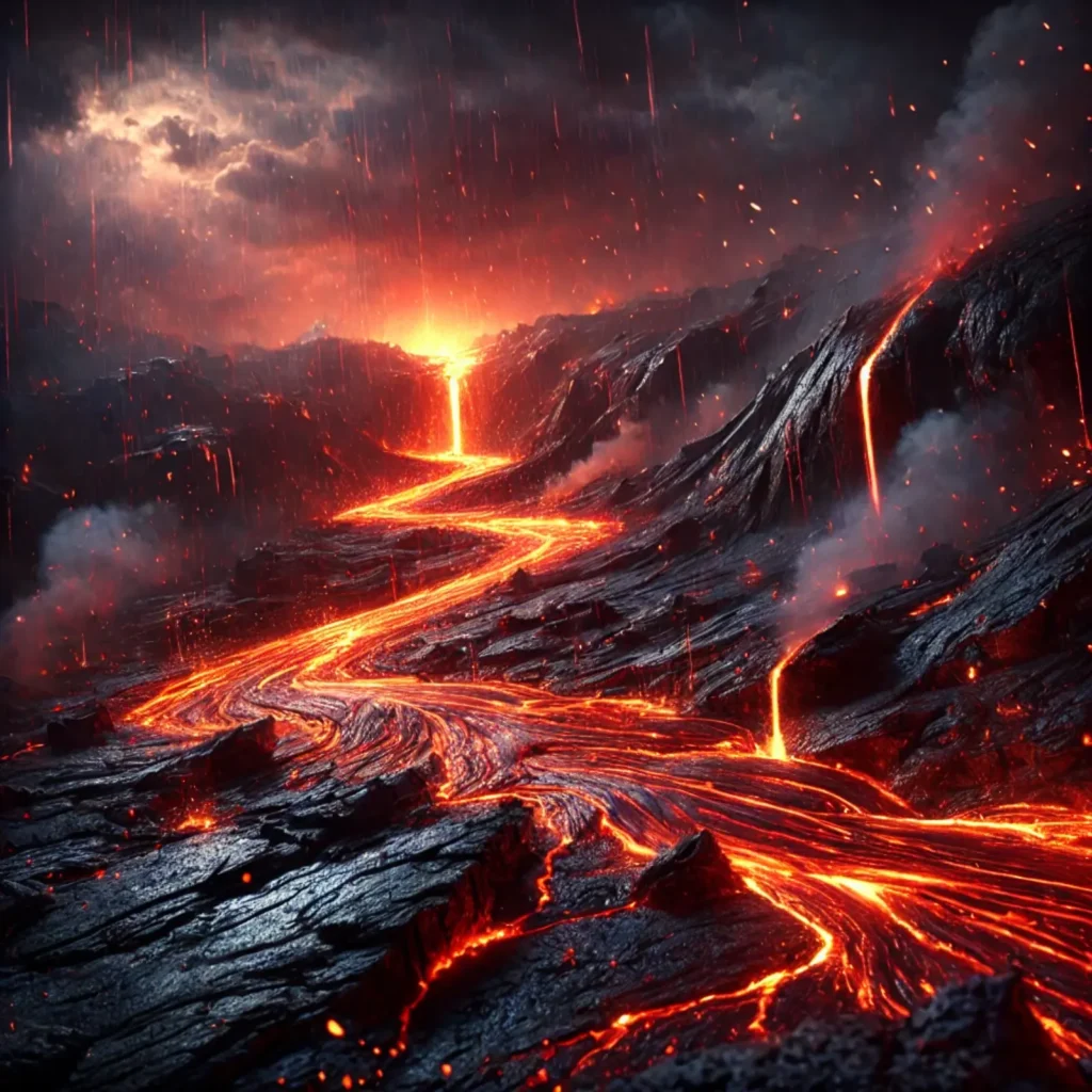 As angry as lava crawling downhill