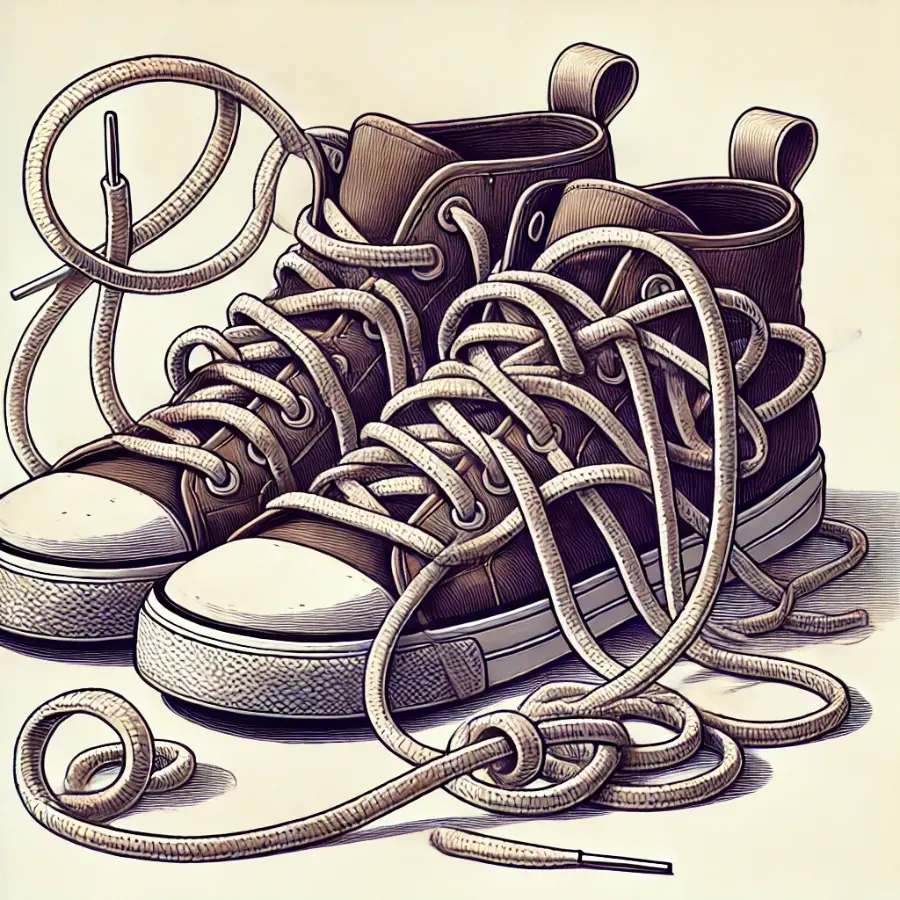 As frustrated as shoes that won’t tie