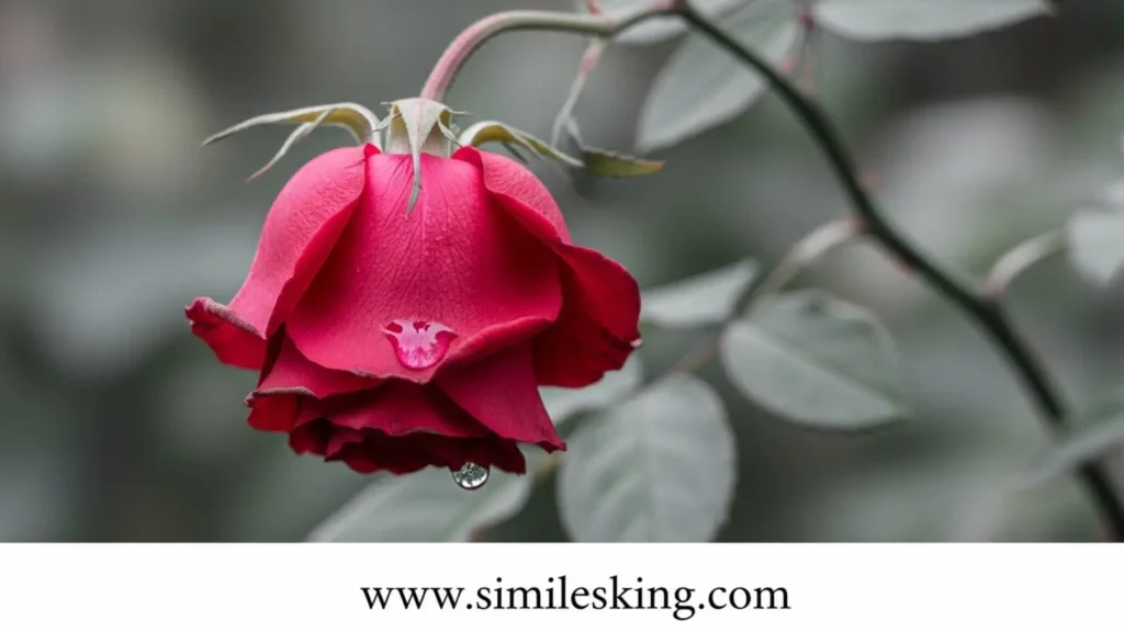 As sad as a wilting flower