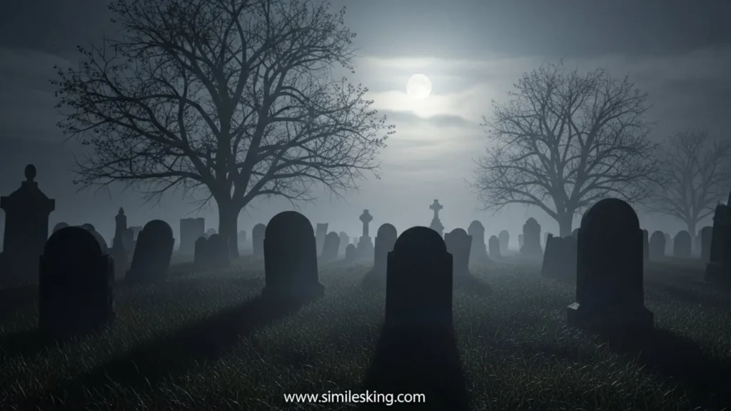 As silent as a graveyard