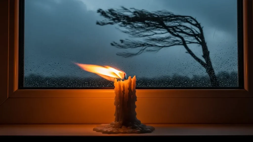 As scared as a candle in the wind