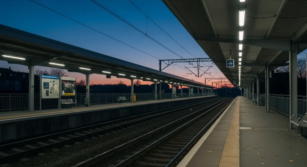 As lonely as an empty train platform