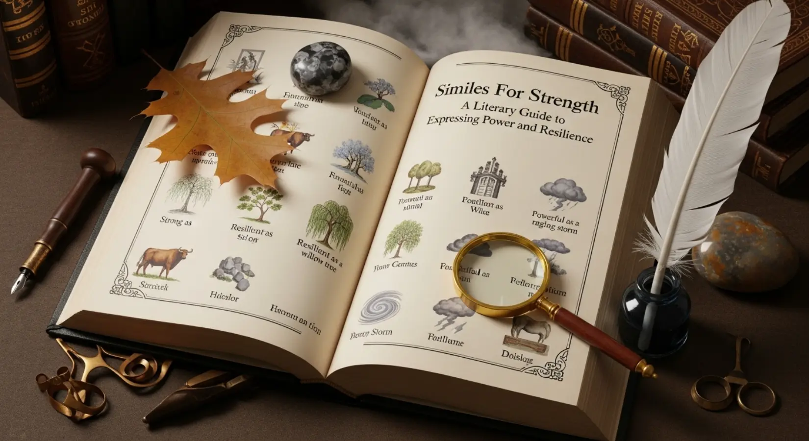 Similes For Strength: A Literary Guide to Expressing Power and Resilience