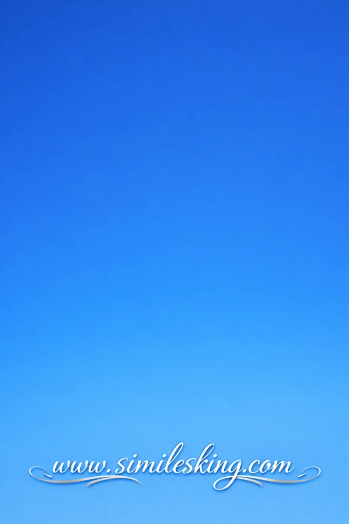  As perfect as a cloudless sky