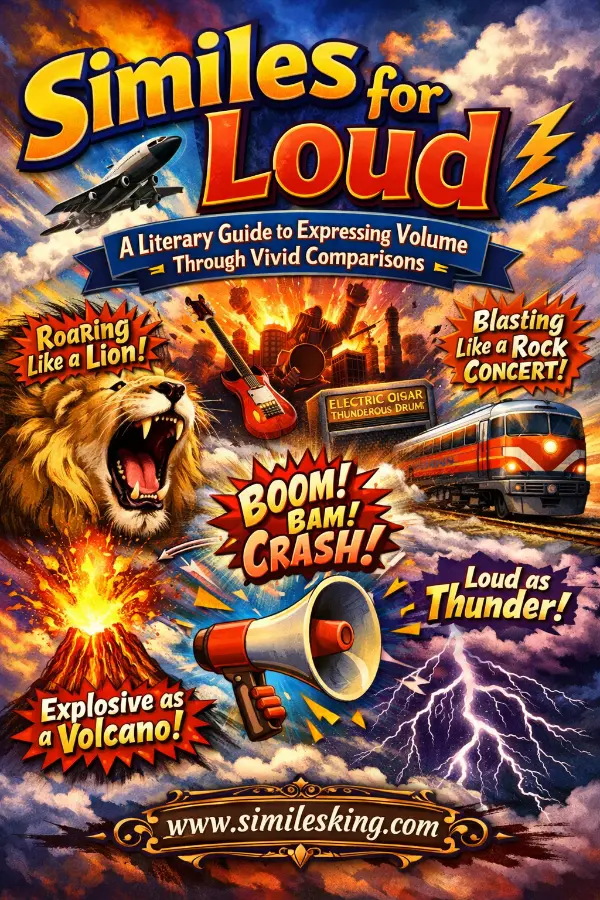 Similes for Loud: A Literary Guide to Expressing Volume Through Vivid Comparisons