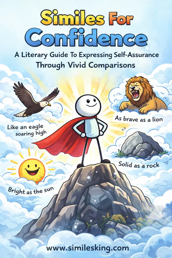 Similes For Confident