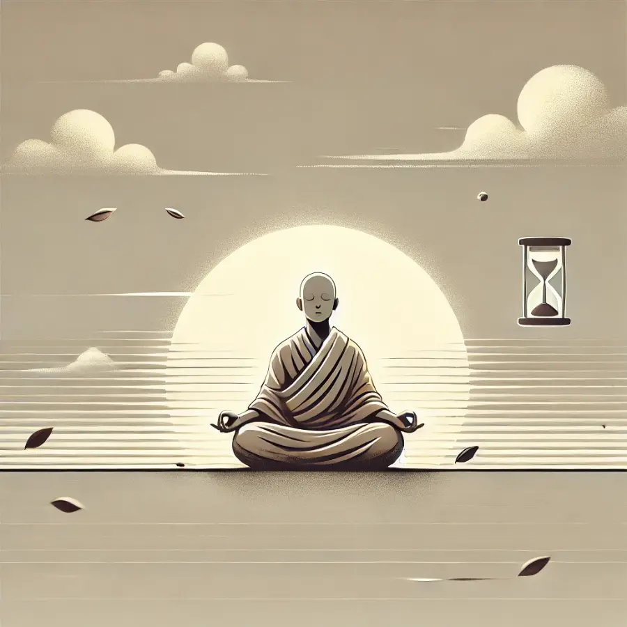As patient as a monk in meditation