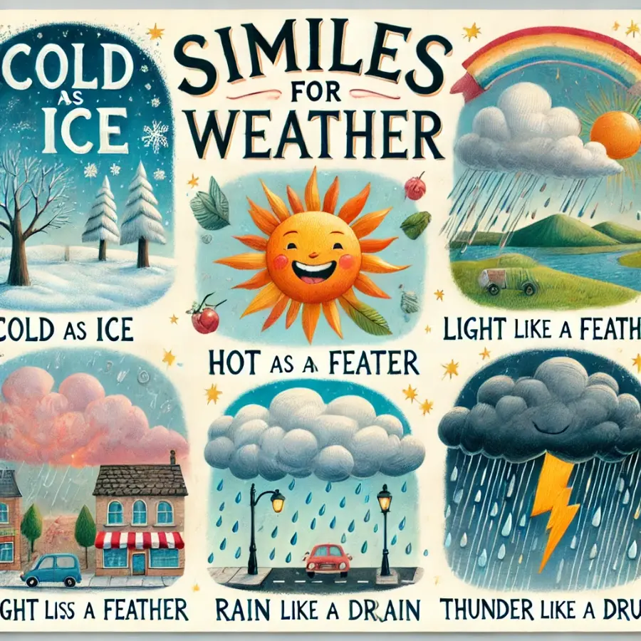 Similes For Weather