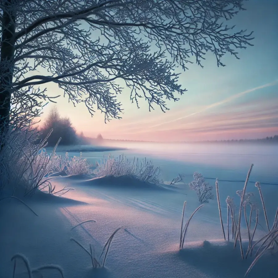 As cold as a winter dawn