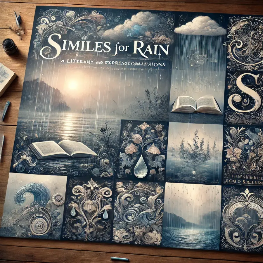 Similes for Rain: A Literary Guide to Vivid and Expressive Comparisons