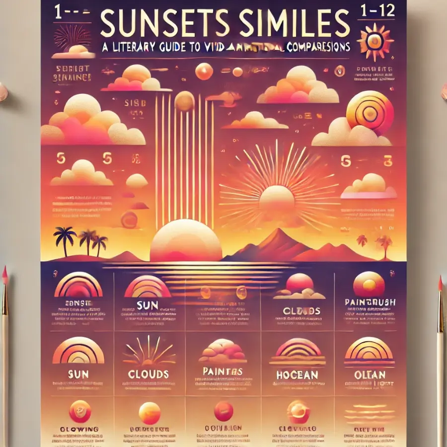 Sunsets Similes: A Literary Guide to Vivid and Emotional Comparisons