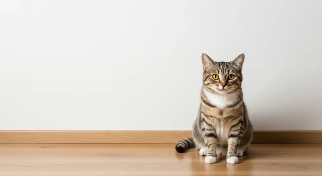 As bored as a cat staring at a blank wall