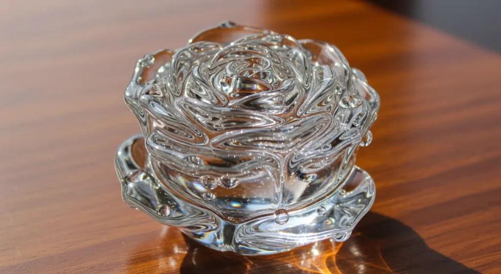 As clear as crystal glass