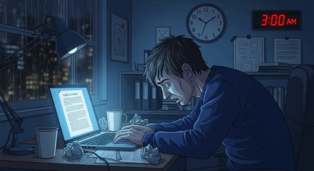 As restless as a sleepless night