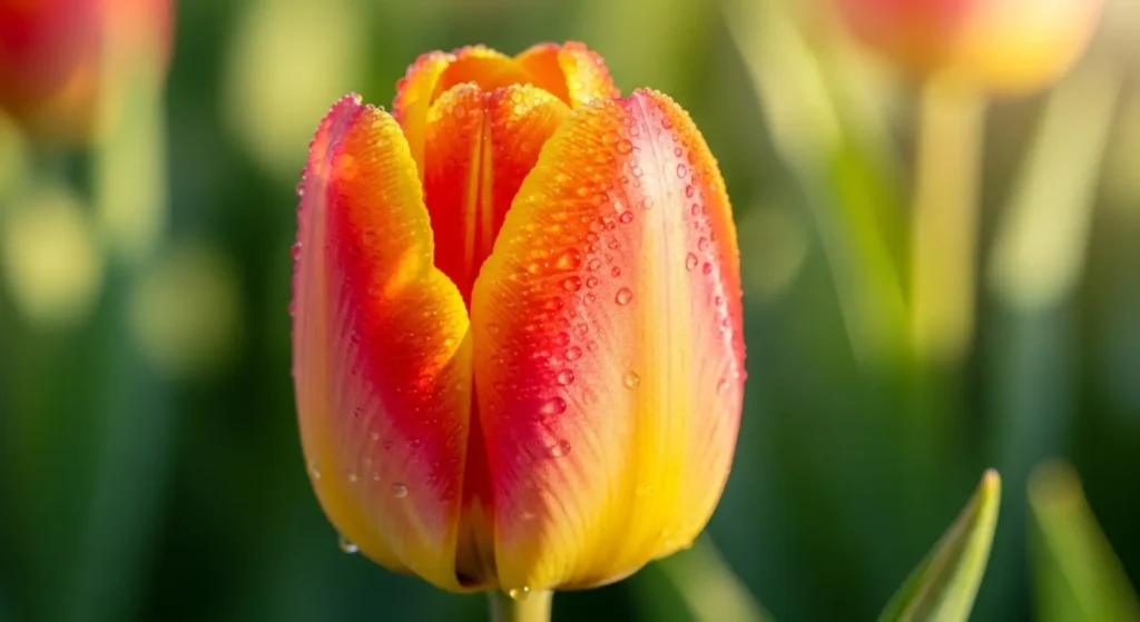 As vibrant as a spring tulip