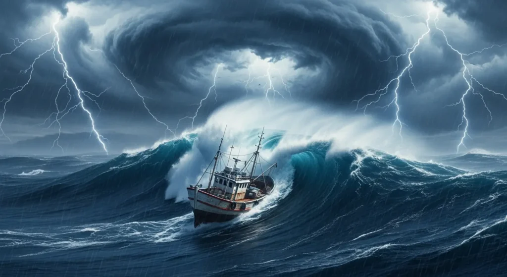 As emotional as a storm at sea