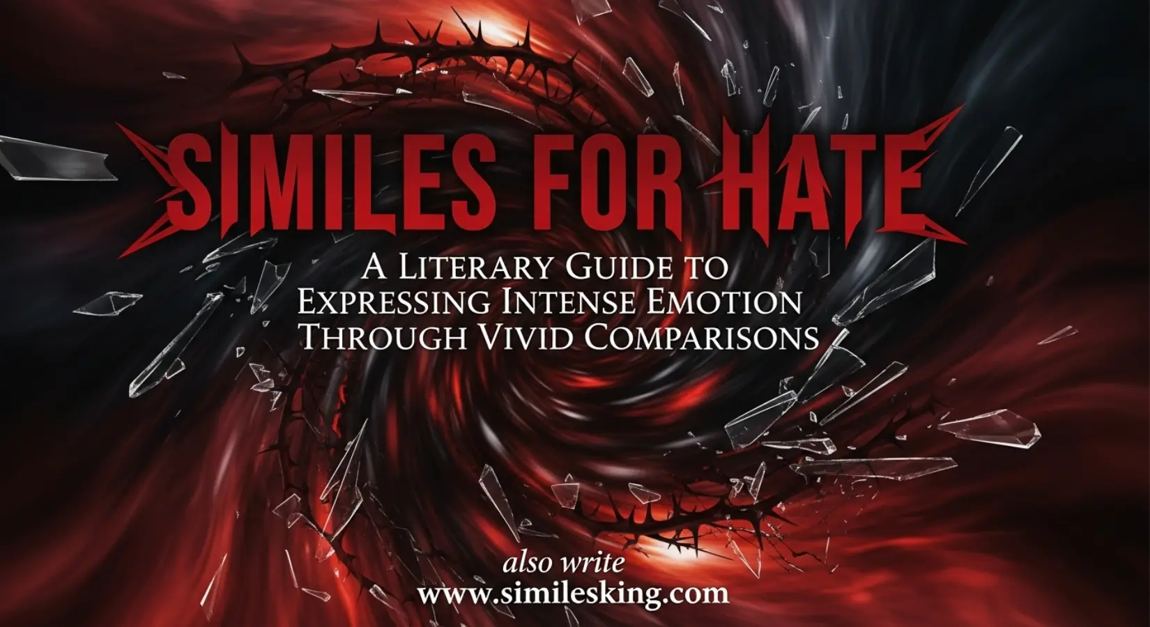 Similes for Hate: A Literary Guide to Expressing Intense Emotion Through Vivid Comparisons