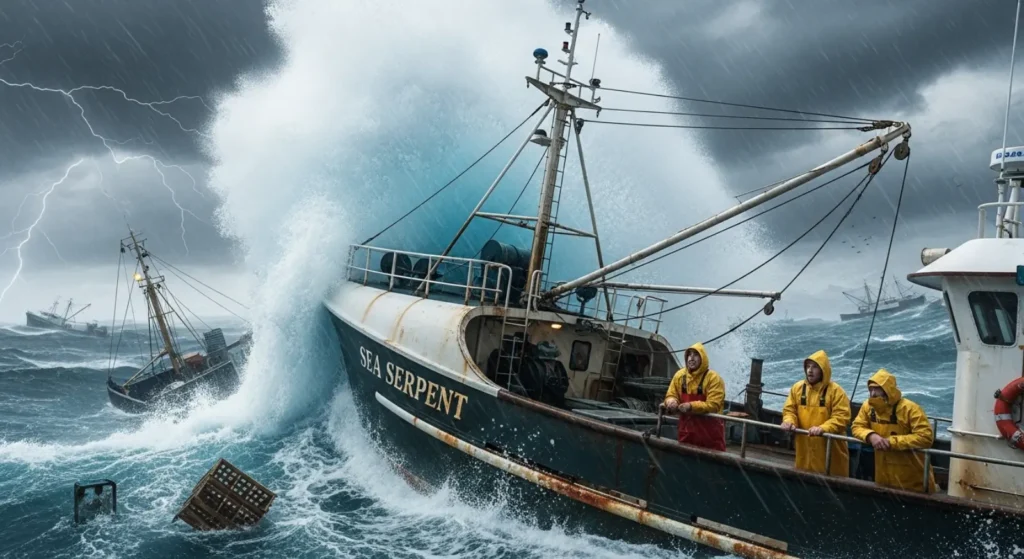 As bad as a storm at sea