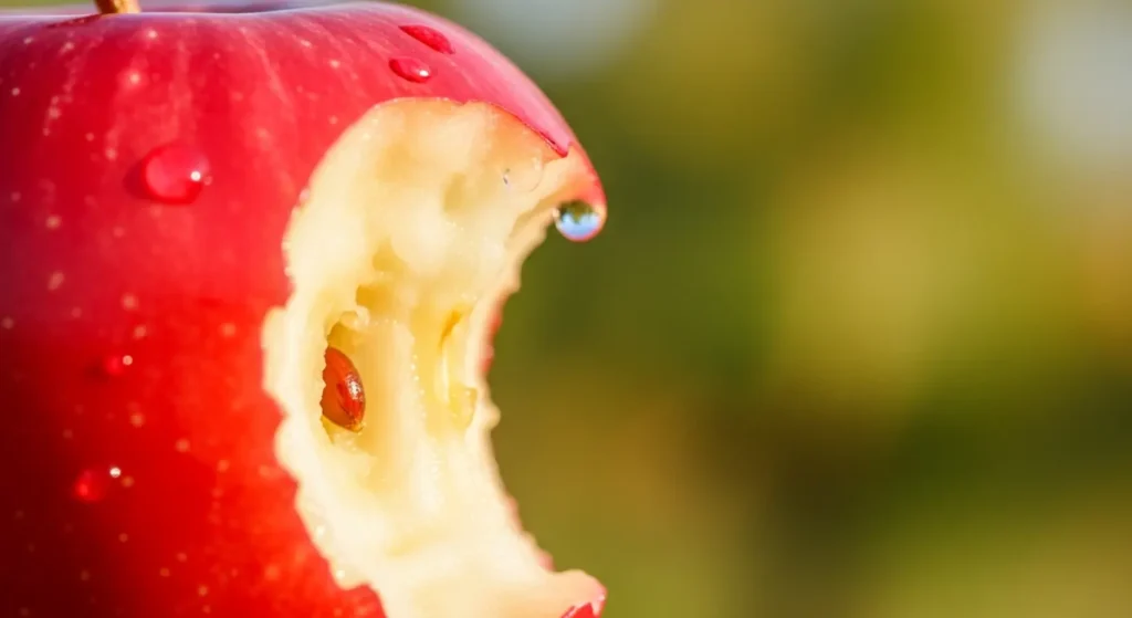 As crisp as a freshly bitten apple