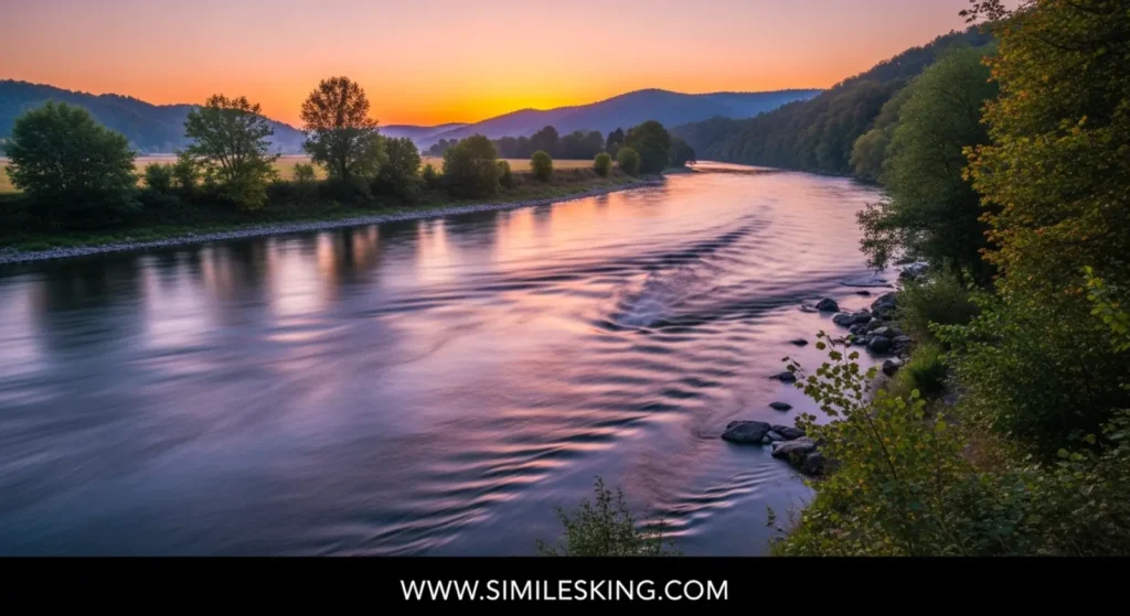 As flowing as a river