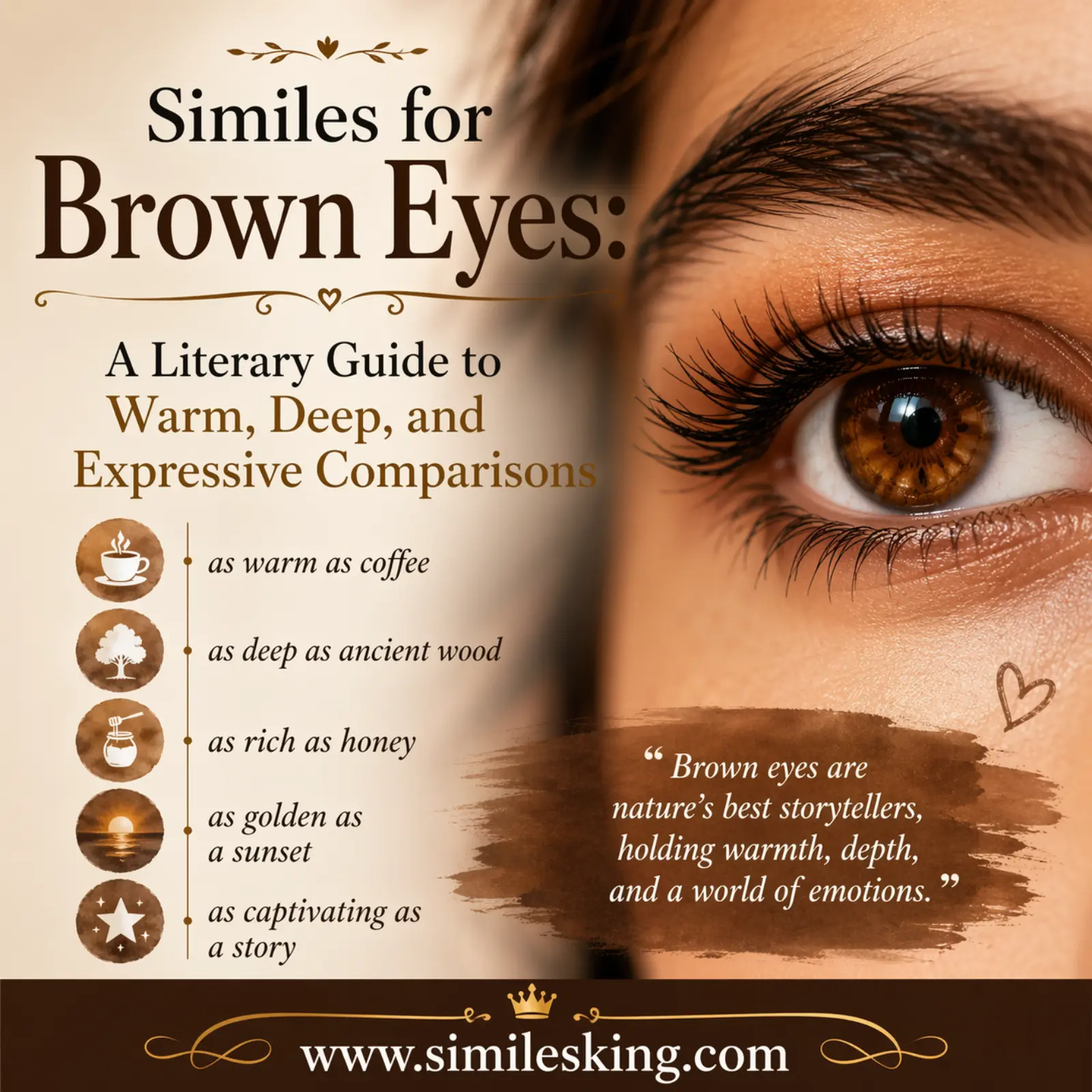 Similes for Brown Eyes