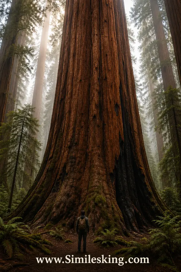  As tall as a redwood tree in an ancient forest