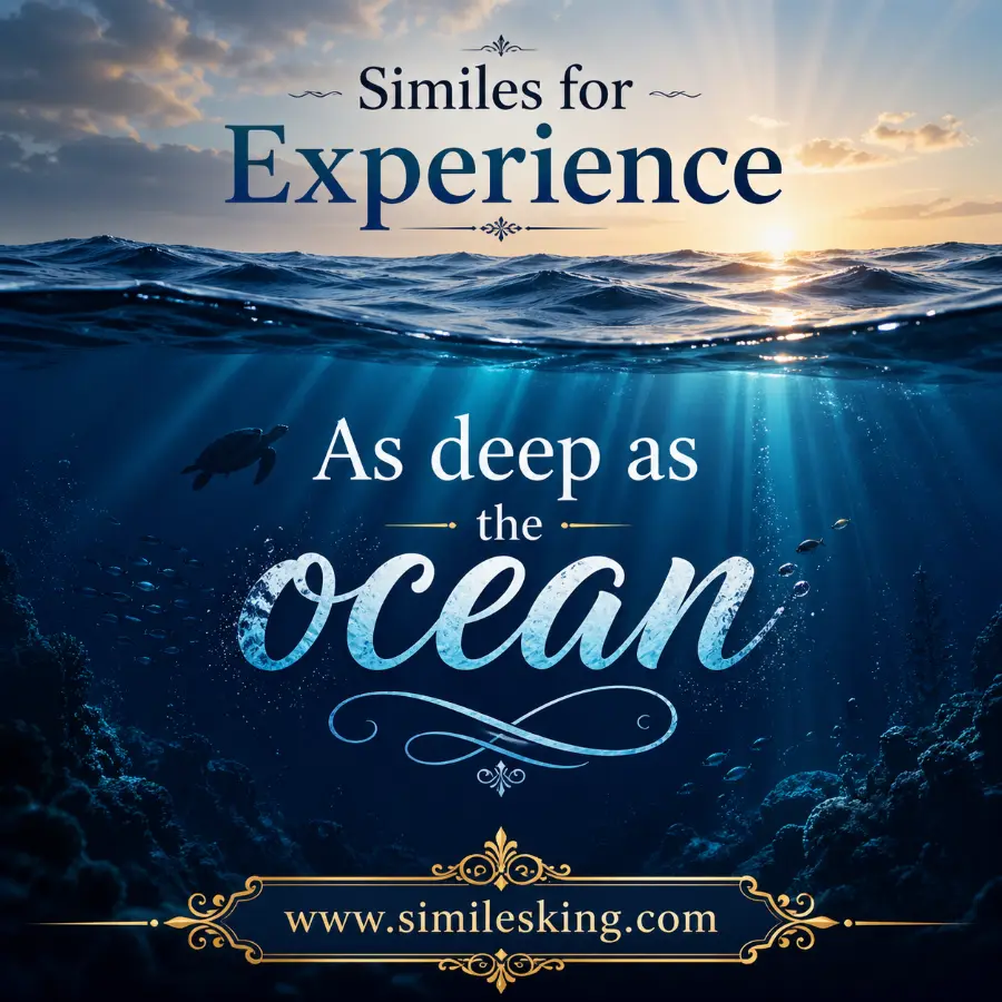 As deep as the ocean