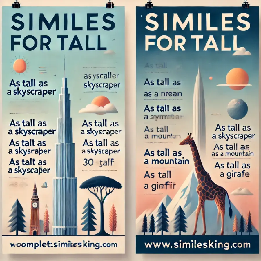 Similes For Tall