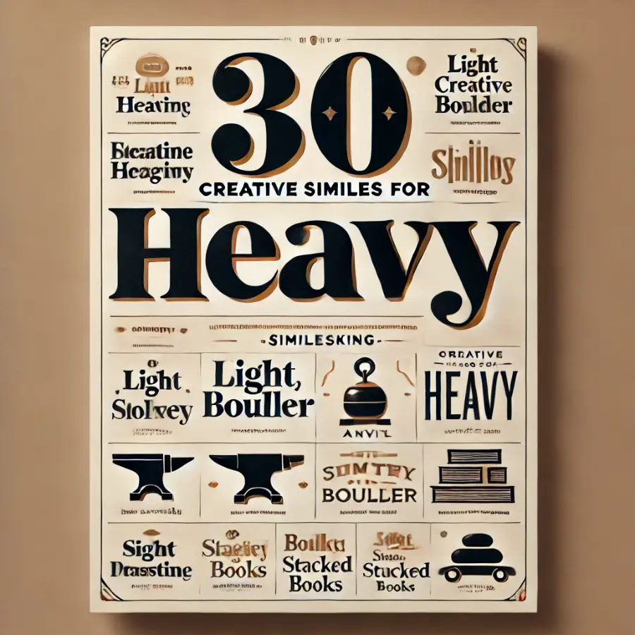 30 Creative Similes For Heavy
