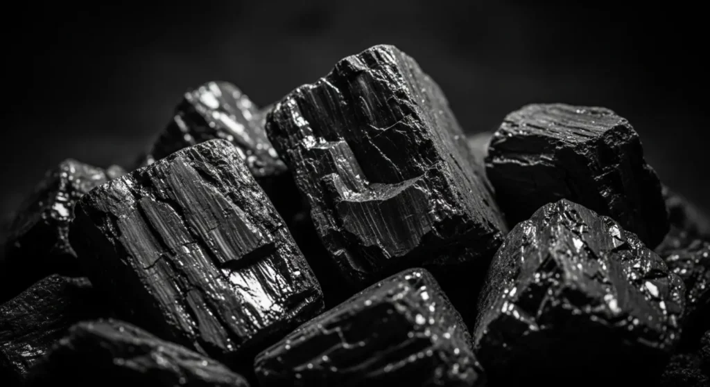 As black as coal