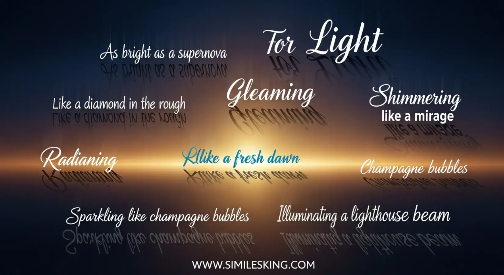 Similes For Light