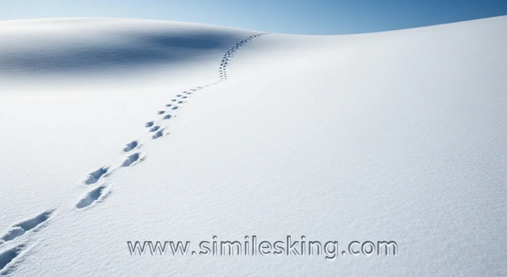 As clean as fresh snow