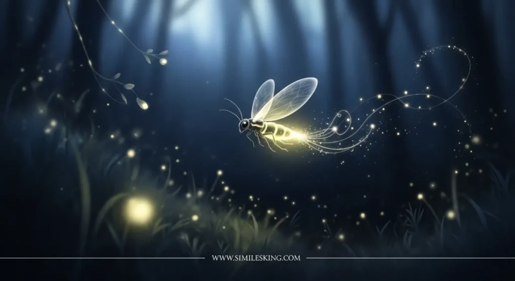 As light as a firefly’s flicker