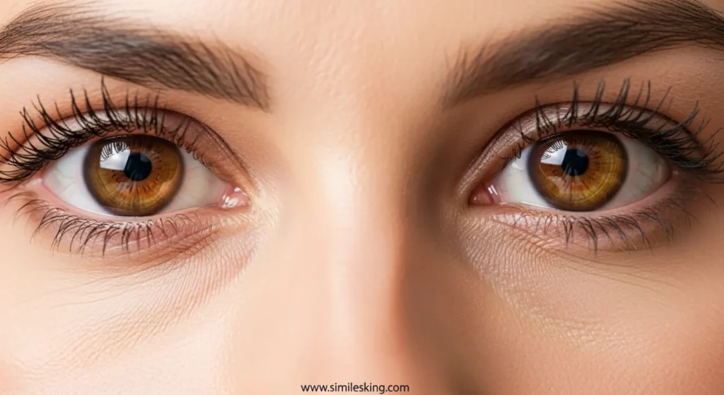 As brown eyes as deep soil