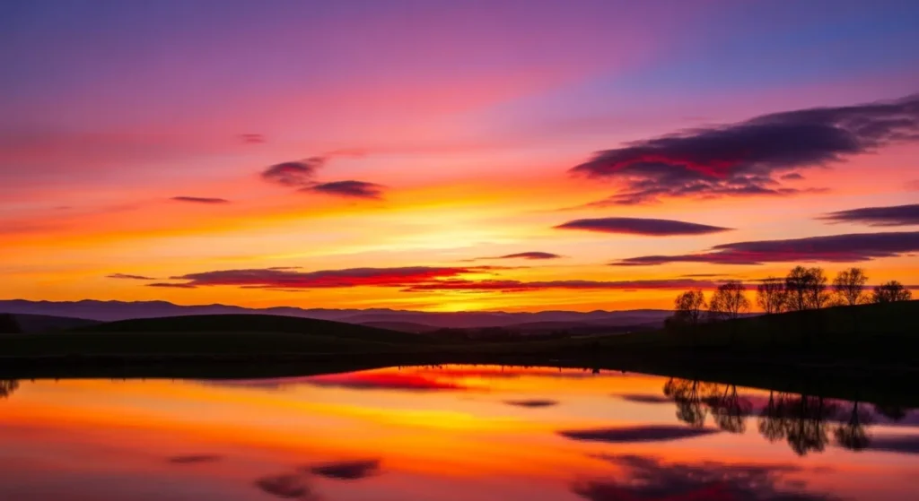 As pretty as a sunset sky