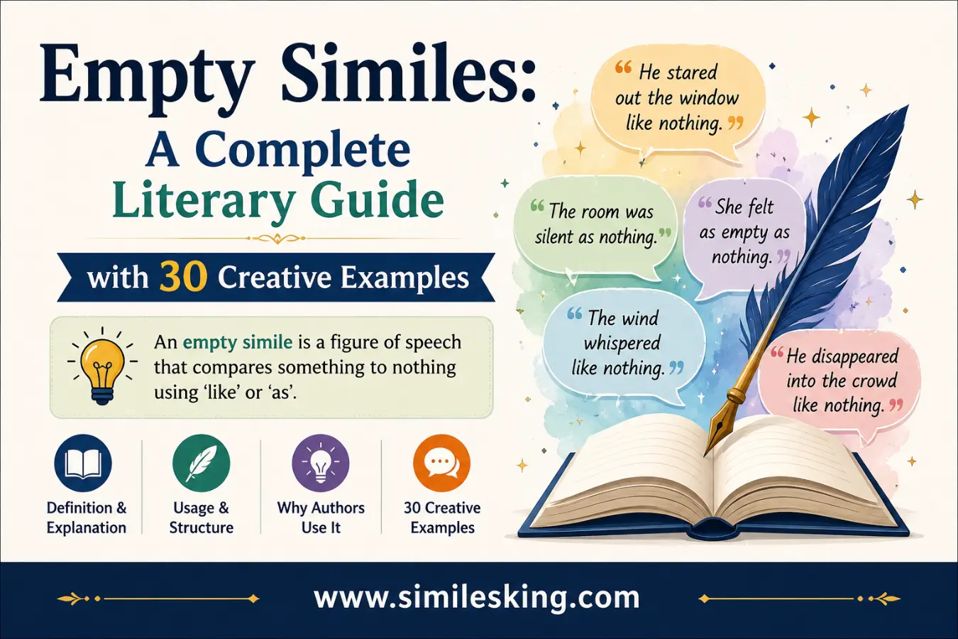 Empty Similes: A Complete Literary Guide with 30 Creative Examples