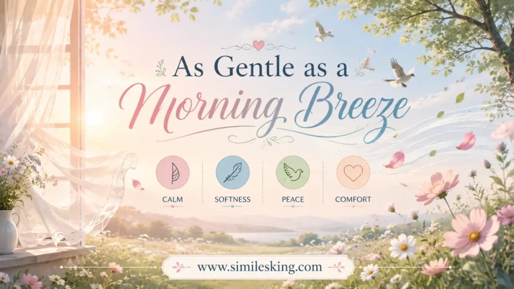 As gentle as a morning breeze