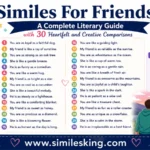 Similes For Friends