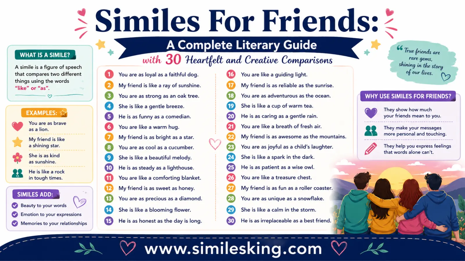 Similes For Friends