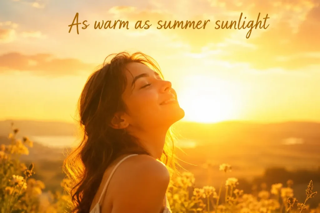 As warm as summer sunlight