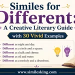 Similes For Different
