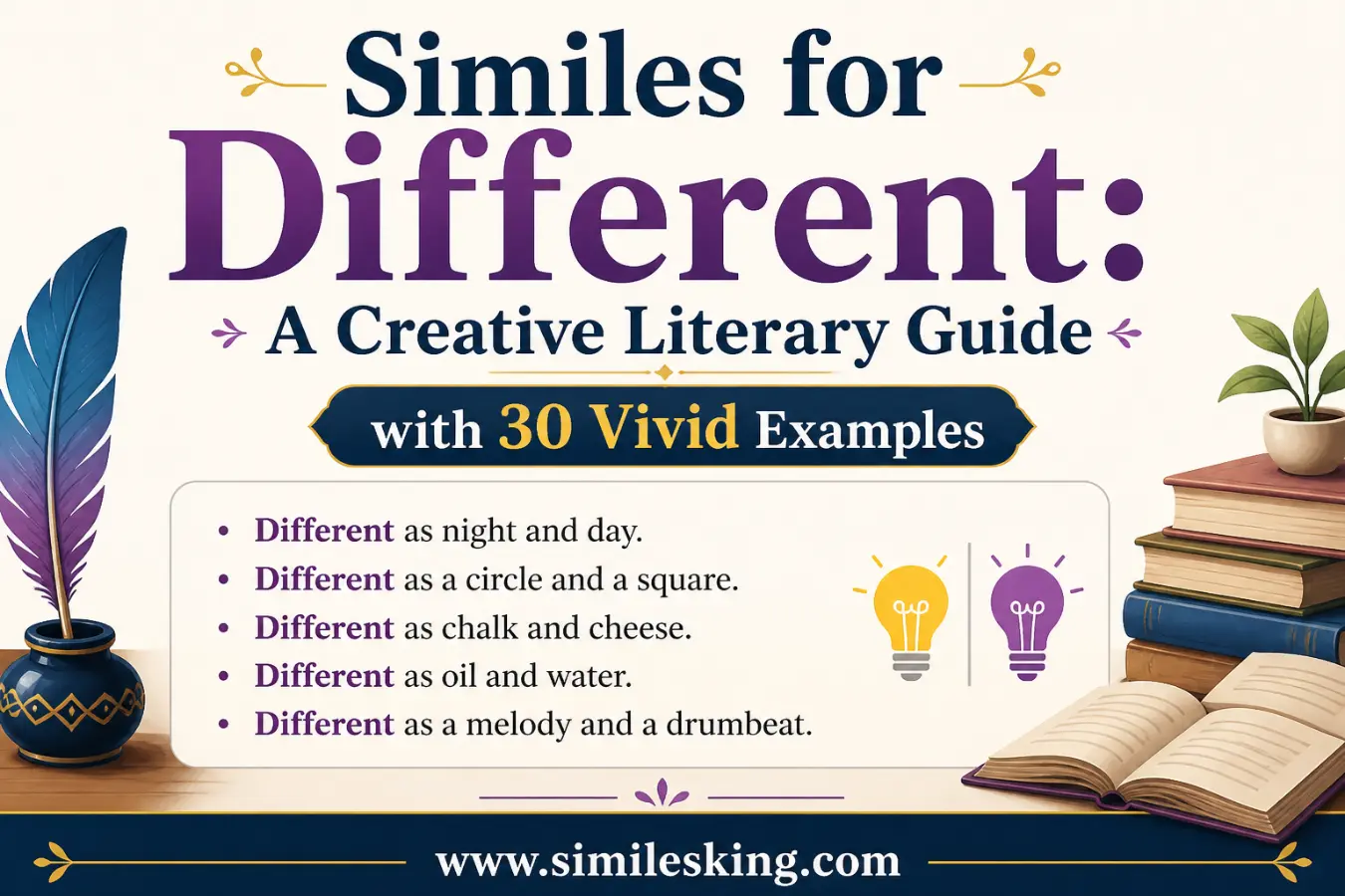 Similes For Different