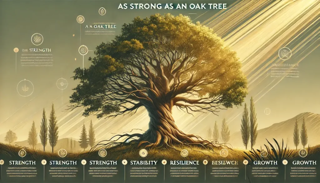 As strong as an oak tree
