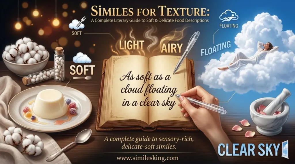 As soft as a cloud floating in a clear sky