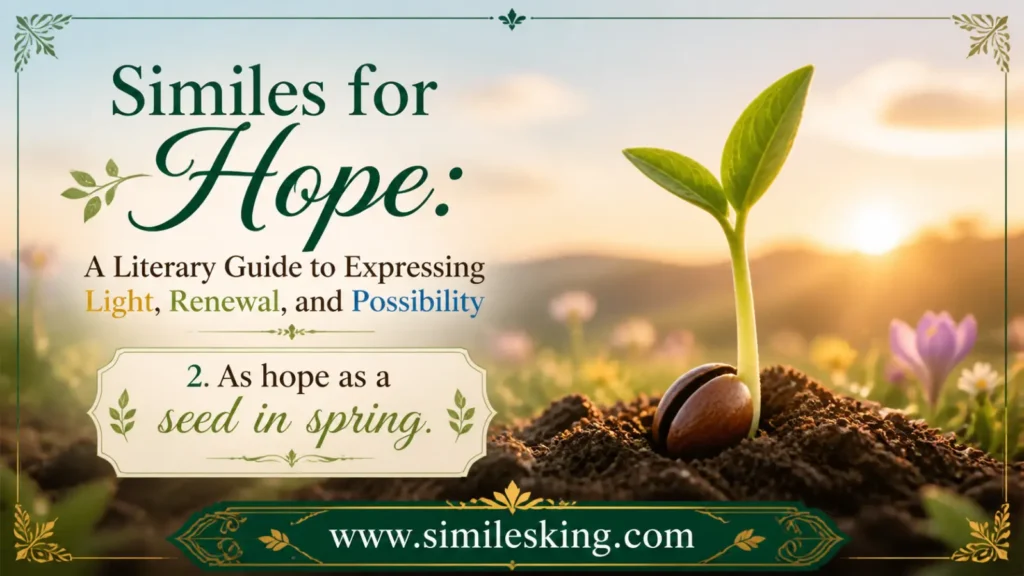As hope as a seed in spring