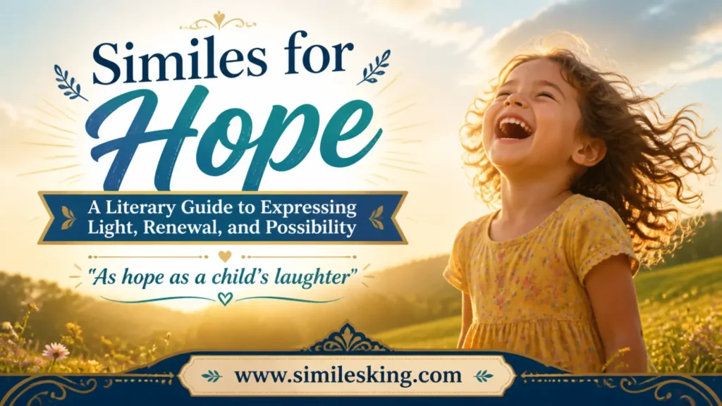 As hope as a child’s laughter